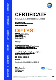 Certifikát 9001-2015 EN